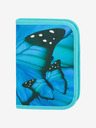 BAAGL  Modrý školský set Ergo - aktovka, penál, taška Baagl Butterfly