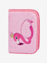 BAAGL  Ružový školský set Zippy - aktovka, peračník, taška Baagl Flamingo