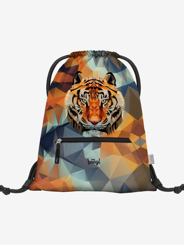 BAAGL  Oranžová taška s vreckom Baagl Tiger