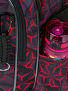 BAAGL  Čierny školský batoh Baagl Core Red Polygon
