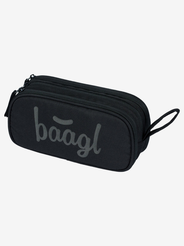 BAAGL  Čierny študentský penál etue Baagl Black