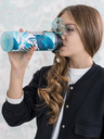 BAAGL  Fialová tritanová fľaša na pitie leafs, 700 ml Baagl