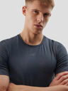 4F Pánske športové tričko slim fit z recyklovaných materiálov 4F