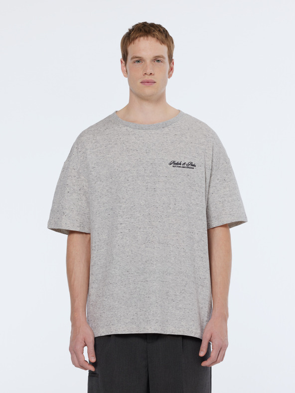 Scotch & Soda Šedé pánske tričko Scotch & Soda