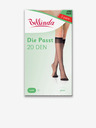 Bellinda Sada dvoch párov dámskych silónových podkoleníc v čiernej farbe Bellinda DIE PASST KNEE-HIGHS 20 DEN