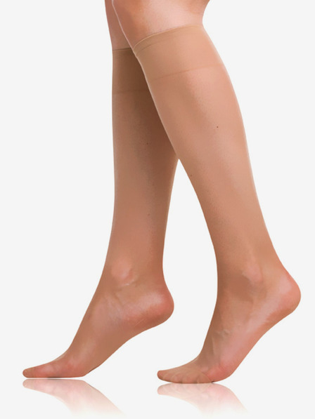 Bellinda Dámske hodvábne podkolienky Bellinda FLY KNEE HIGHS 15 DEN