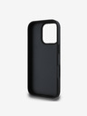 DKNY DKNY PU kožený zadný kryt s opakujúcim sa vzorom Tonal Stripe pre iPhone 16 Pro čierny