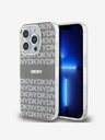 DKNY Zadný kryt PC/TPU Repeat Pattern Tonal Stripe Magsafe pre iPhone 14 Pro Beige DKNY