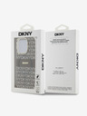 DKNY Zadný kryt PC/TPU Repeat Pattern Tonal Stripe Magsafe pre iPhone 14 Pro Beige DKNY