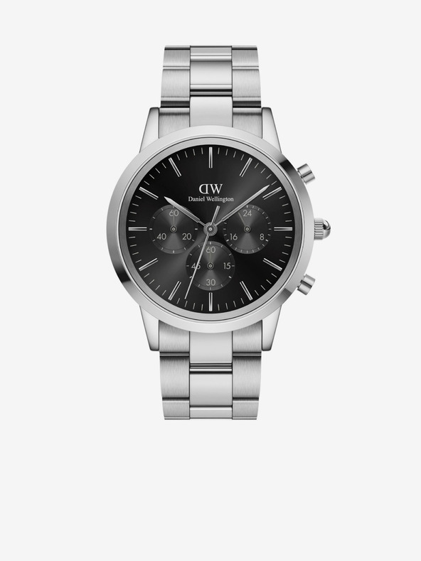 Daniel Wellington Pánske strieborné hodinky Daniel Wellington Iconic DW00100645