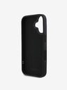 DKNY DKNY 3D gumový zadný kryt s opakujúcim sa logom Line pre iPhone 16 čierny