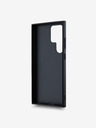 DKNY DKNY PU kožený zadný kryt so šachovnicovým vzorom a pruhmi pre Samsung Galaxy S24 Ultra Black