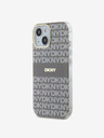 DKNY Zadný kryt PC/TPU Repeat Pattern Tonal Stripe Magsafe pre iPhone 14 Beige DKNY
