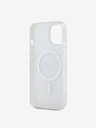 DKNY Zadný kryt PC/TPU Repeat Pattern Tonal Stripe Magsafe pre iPhone 14 Beige DKNY