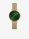Daniel Wellington Dámske hodinky Daniel Wellington Petite Emerald v zlatej farbe