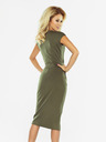 numoco SARA midi šaty - khaki Numoco