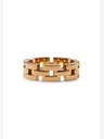 Daniel Wellington Daniel Wellington Ružovo-zlatý oceľový prsteň s 3 článkami