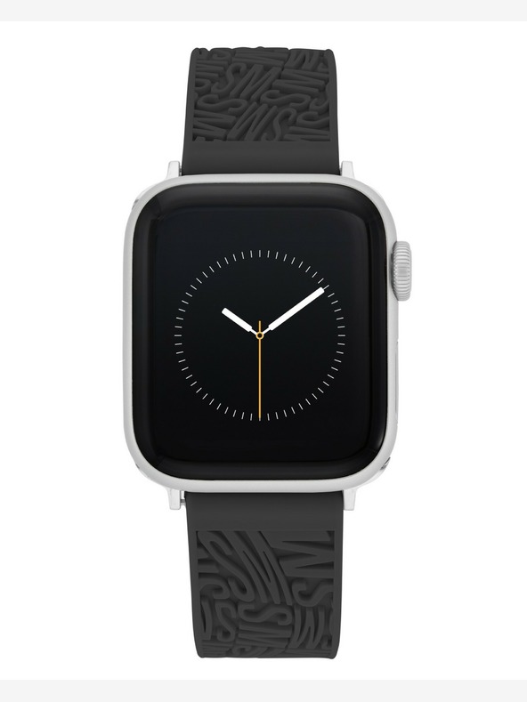 Steve Madden Steve Madden Dámsky čierny silikónový remienok pre Apple Watch 38/40/41 mm, WS/1003BKSV384041