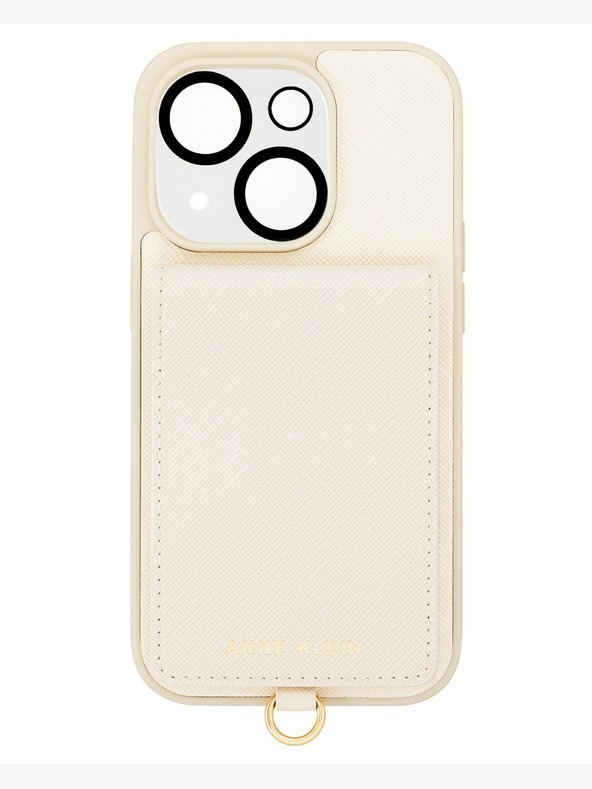 Anne Klein Anne Klein krémový kryt pre iPhone 13/14