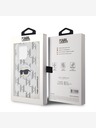Karl Lagerfeld Karl Lagerfeld IML Galvanizovaný zadný kryt Karl Head pre iPhone 15 Pro Transparentný