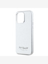 Karl Lagerfeld Grained PU Hotel RSG zadný kryt pre iPhone 15 Pro Grey Karl Lagerfeld