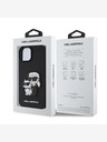 Karl Lagerfeld Karl Lagerfeld PU Saffiano Karl and Choupette Zadný kryt pre iPhone 15 čierny