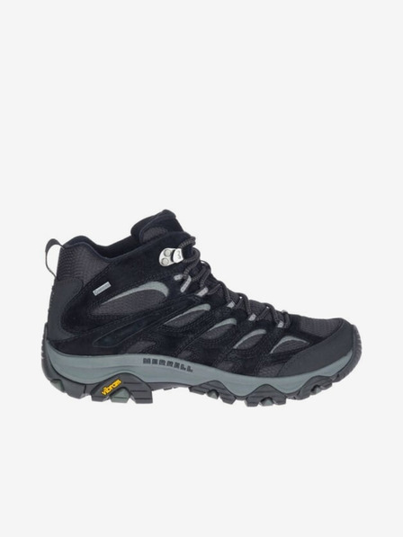 Merrell Čierne pánske členkové outdoorové tenisky MERRELL Moab 3 Mid GTX