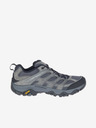 Merrell Sivé pánske semišové outdoorové tenisky MERRELL Moab 3 Mid