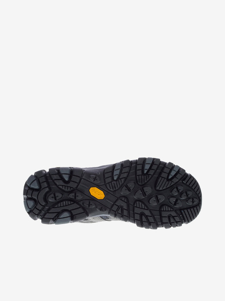 Merrell Sivé pánske semišové outdoorové tenisky MERRELL Moab 3 Mid