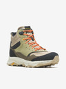 Merrell Béžové pánske outdoorové členkové tenisky MERRELL Speed Solo Mid Waterproof