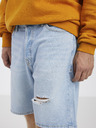 Jack & Jones Svetlomodré pánske džínsové šortky Jack & Jones Tony