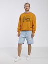 Jack & Jones Svetlomodré pánske džínsové šortky Jack & Jones Tony