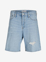Jack & Jones Svetlomodré pánske džínsové šortky Jack & Jones Tony