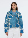 Scotch & Soda Modrá dámska vzorovaná bunda Scotch & Soda