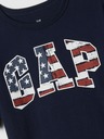 GAP Detské tričko s logom Americana GAP