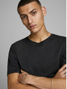 Jack & Jones Čierne základné tričko Jack & Jones