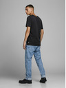 Jack & Jones Čierne základné tričko Jack & Jones