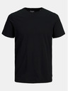 Jack & Jones Čierne základné tričko Jack & Jones