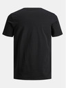 Jack & Jones Čierne základné tričko Jack & Jones