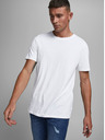 Jack & Jones Biele základné tričko Jack & Jones