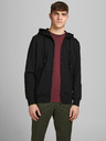 Jack & Jones Čierna základná mikina Jack & Jones