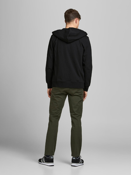 Jack & Jones Čierna základná mikina Jack & Jones
