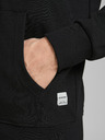 Jack & Jones Čierna základná mikina Jack & Jones