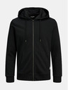 Jack & Jones Čierna základná mikina Jack & Jones