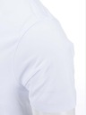 Jack & Jones Biele pánske tričko s krátkym rukávom Jack & Jones Basic