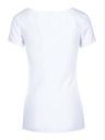 Vero Moda Biele základné tričko s okrúhlym výstrihom VERO MODA Maxi My