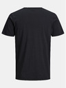 Jack & Jones Čierna košeľa Jack & Jones Esplit s gombíkmi