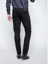 Jack & Jones Čierne pánske džínsy Jack & Jones Glenn