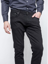 Jack & Jones Čierne pánske džínsy Jack & Jones Glenn