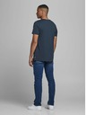 Jack & Jones Tmavomodré základné tričko Jack & Jones Organic